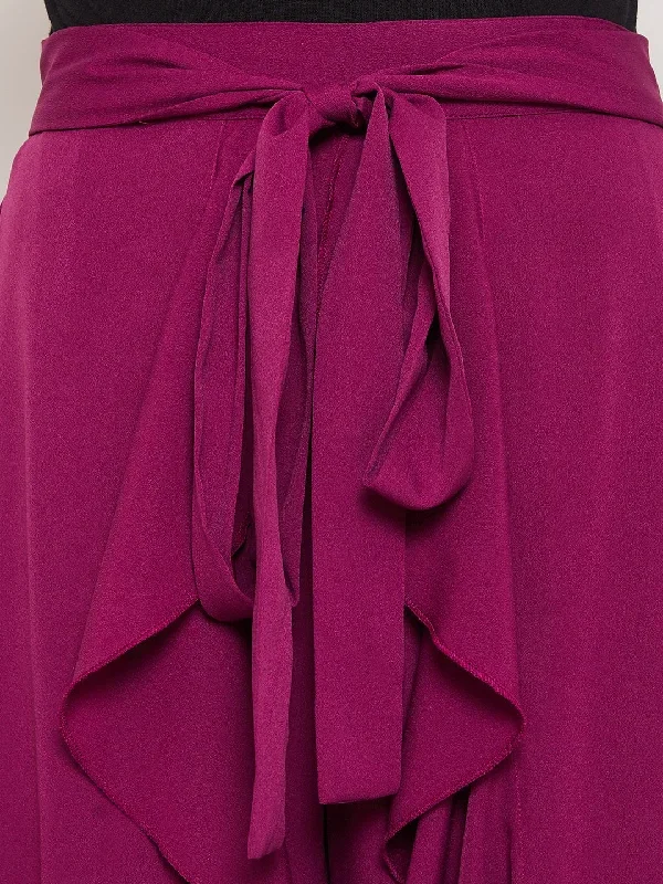 sk813pl-berrylush-purple-solid-ruffled-wrap-skirt-with-pants