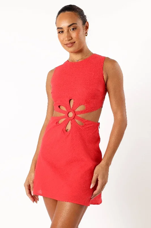 Sola Mini Dress - Red