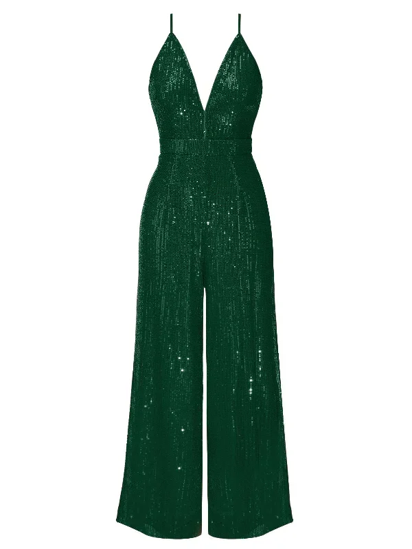 1930s Solid Shiny Slip Vintage Jumpsuit