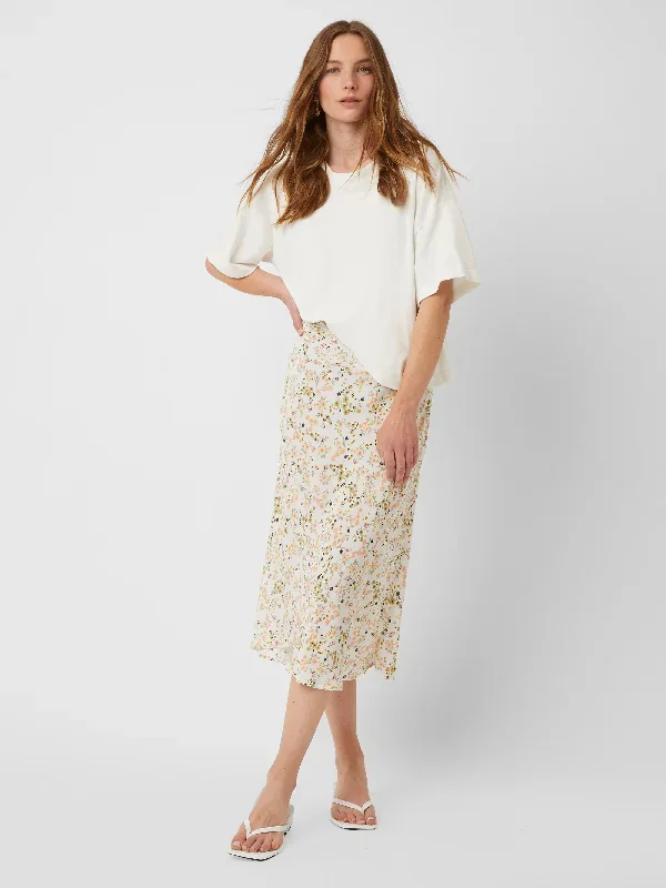 Spring Ditsy Midi Skirt