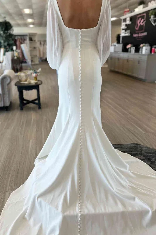 square-neck-ivory-long-sleeves-mermaid-wedding-dress