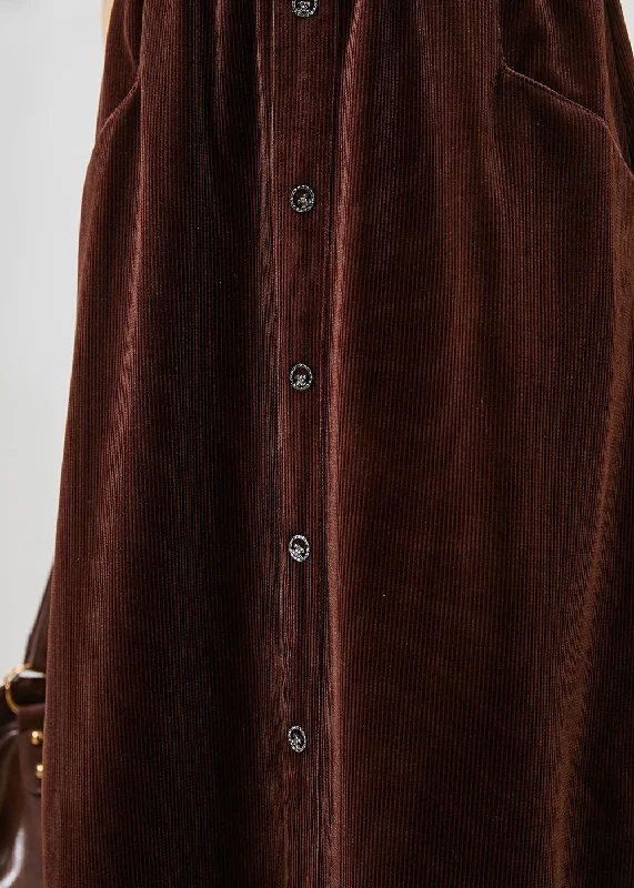 style-chocolate-elastic-waist-button-corduroy-skirts-fall