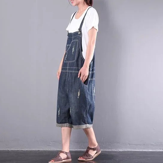 summer-casual-cotton-jeans-plus-size-ripped-jumpsuit-pants