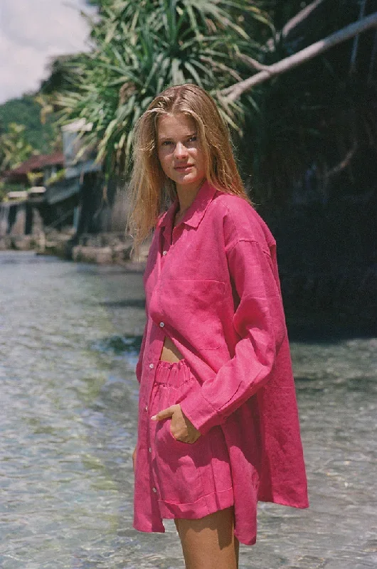 summer-shirt-dress-pink-linen