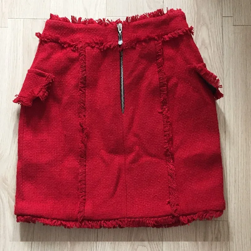 tassel-fringe-wool-mini-skirt