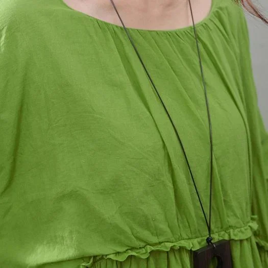 top-quality-green-cotton-dresses-trendy-plus-size-high-waist-cotton-clothing-dress-top-quality-big-hem-kaftans