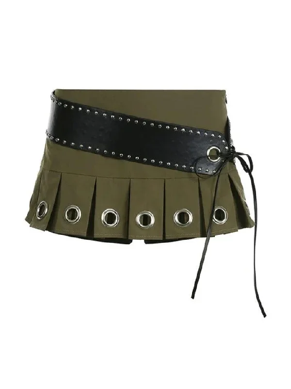 ultra-short-low-waist-belt-mini-skirt