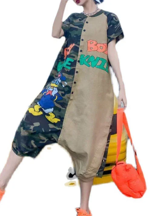 unique-camouflage-cartoon-print-patchwork-cotton-jumpsuits-summer