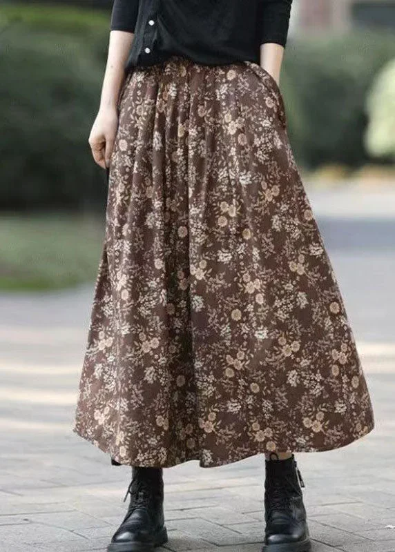 vintage-coffee-print-elastic-waist-maxi-skirts-fall