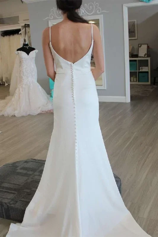 white-cowl-neck-backless-long-wedding-dress-with-slit