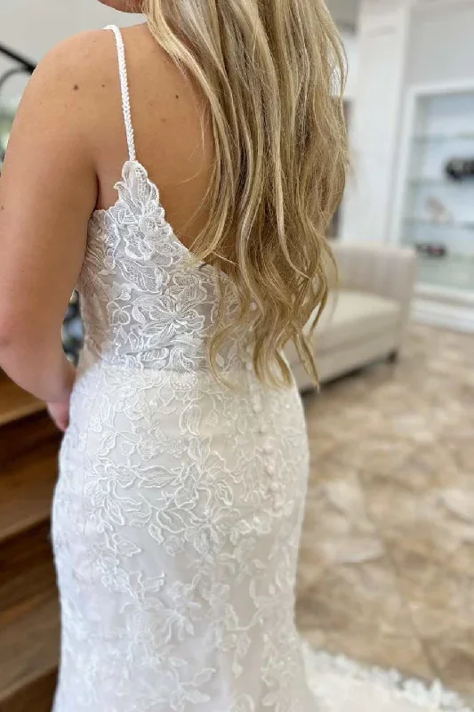 white-floral-lace-plunge-v-backless-mermaid-long-wedding-dress