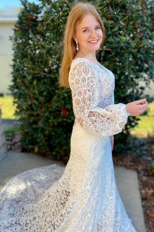 white-lace-long-sleeve-backless-mermaid-wedding-dress