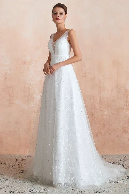 white-pearls-v-neck-backless-a-line-wedding-dress