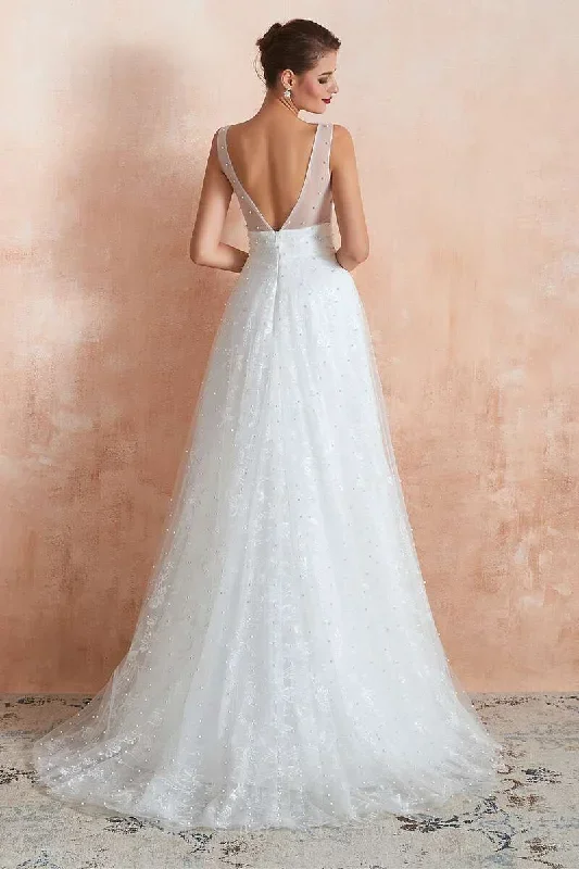 white-pearls-v-neck-backless-a-line-wedding-dress