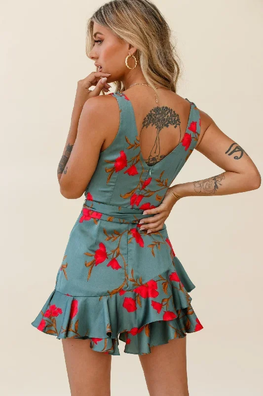 wishful-thinking-plunging-neckline-ruffle-hem-romper-floral-print-sage