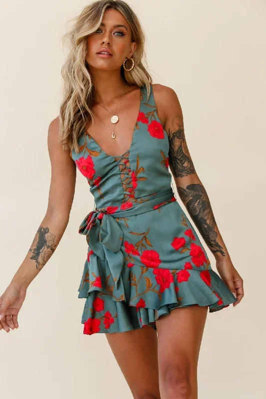 wishful-thinking-plunging-neckline-ruffle-hem-romper-floral-print-sage