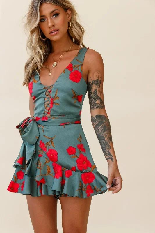 wishful-thinking-plunging-neckline-ruffle-hem-romper-floral-print-sage