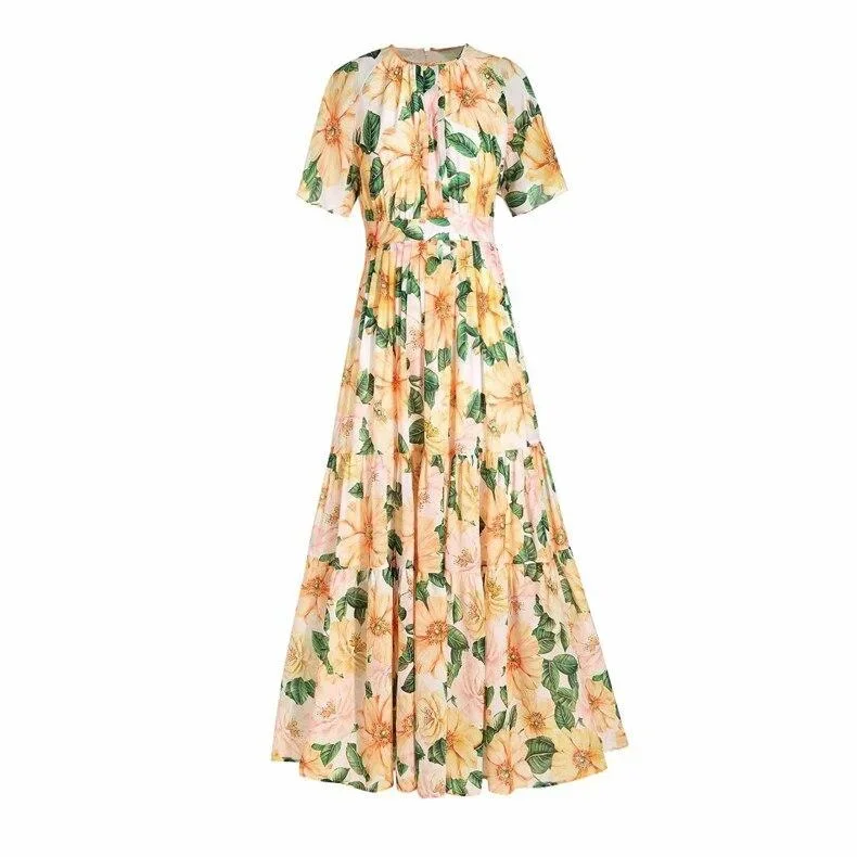 womens-runway-dresses-o-neck-short-sleeves-floarl-printed-ruffles-high-street-fashion-long-maxi-dresses-with-plus-sizes