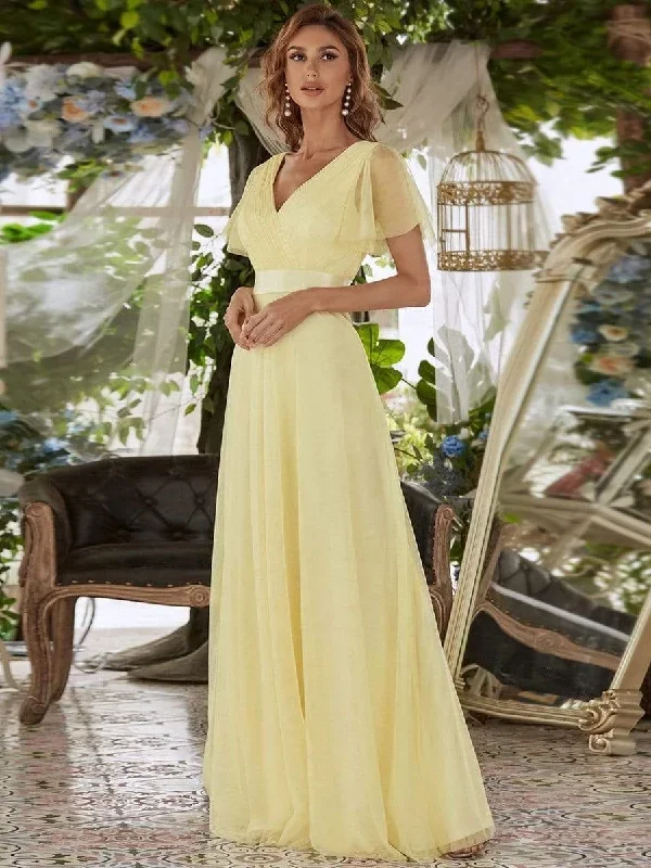 womens-v-neck-a-line-short-sleeve-floor-length-bridesmaid-dress-ep07962