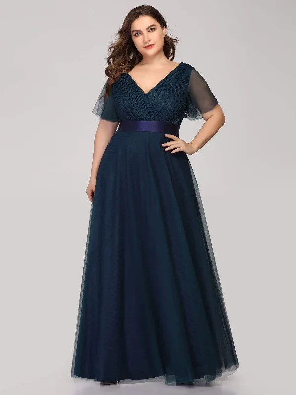 womens-v-neck-a-line-short-sleeve-floor-length-bridesmaid-dress-ep07962