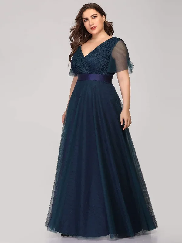 womens-v-neck-a-line-short-sleeve-floor-length-bridesmaid-dress-ep07962