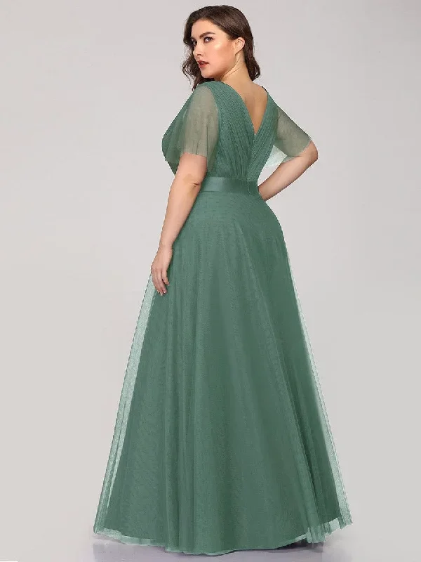 womens-v-neck-a-line-short-sleeve-floor-length-bridesmaid-dress-ep07962