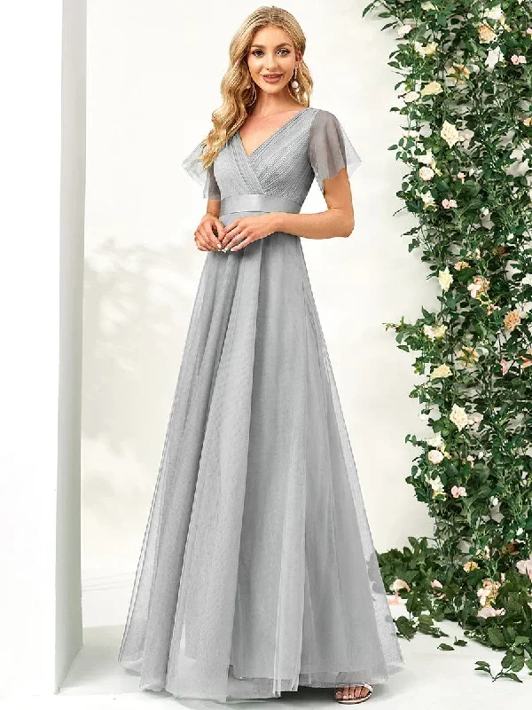 womens-v-neck-a-line-short-sleeve-floor-length-bridesmaid-dress-ep07962