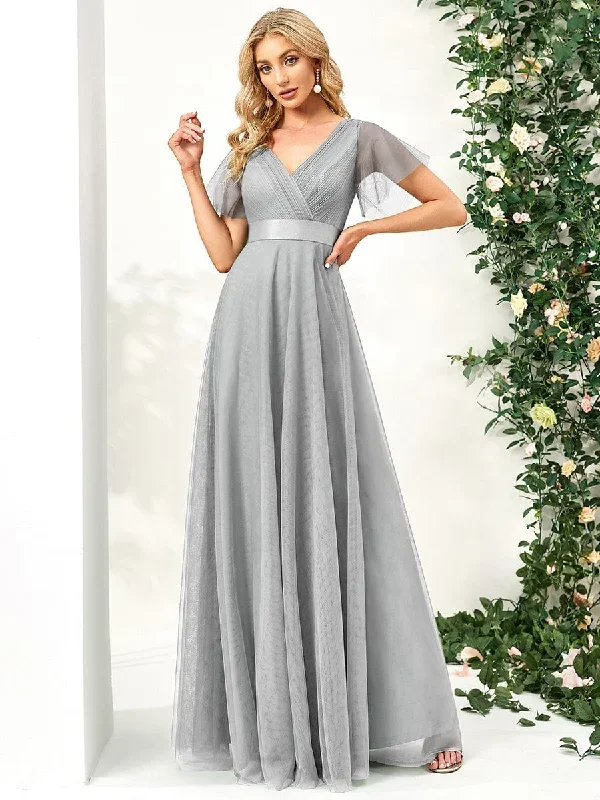 womens-v-neck-a-line-short-sleeve-floor-length-bridesmaid-dress-ep07962