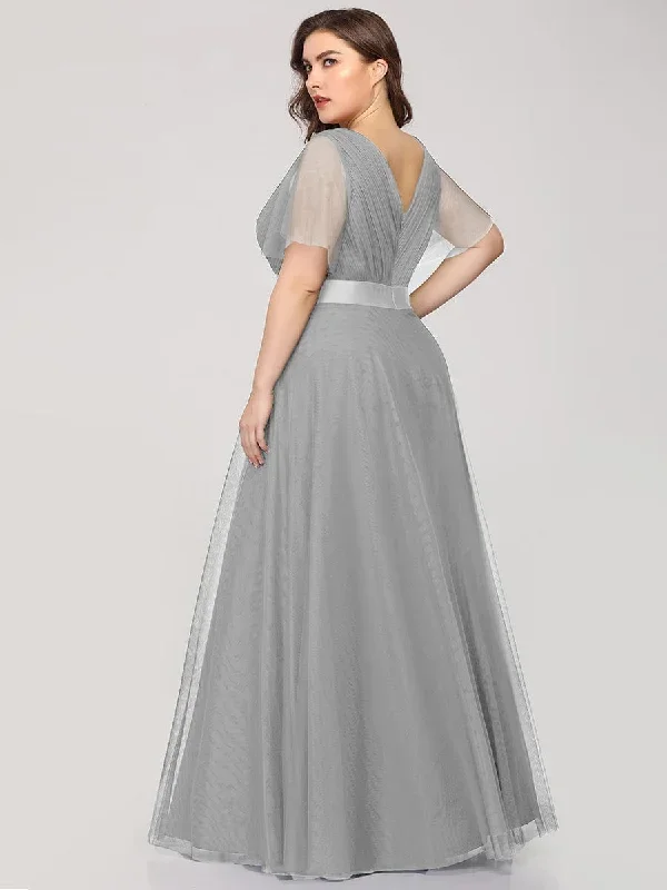 womens-v-neck-a-line-short-sleeve-floor-length-bridesmaid-dress-ep07962