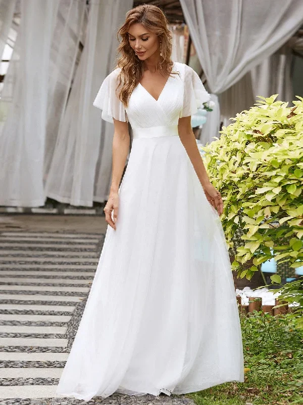 womens-v-neck-a-line-short-sleeve-floor-length-bridesmaid-dress-ep07962