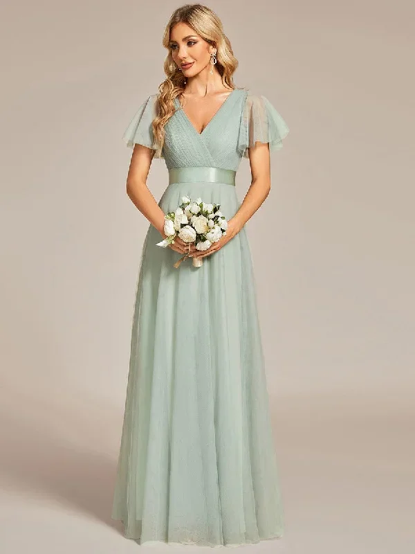 womens-v-neck-a-line-short-sleeve-floor-length-bridesmaid-dress-ep07962