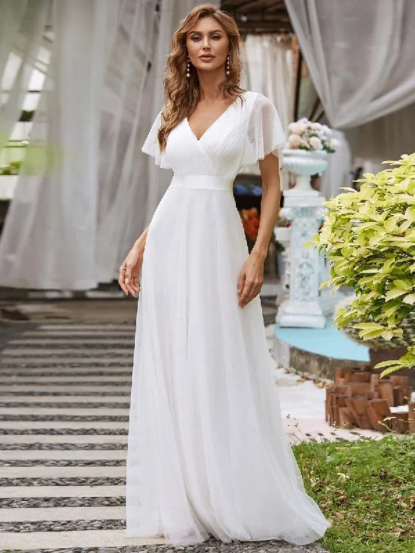 womens-v-neck-a-line-short-sleeve-floor-length-bridesmaid-dress-ep07962