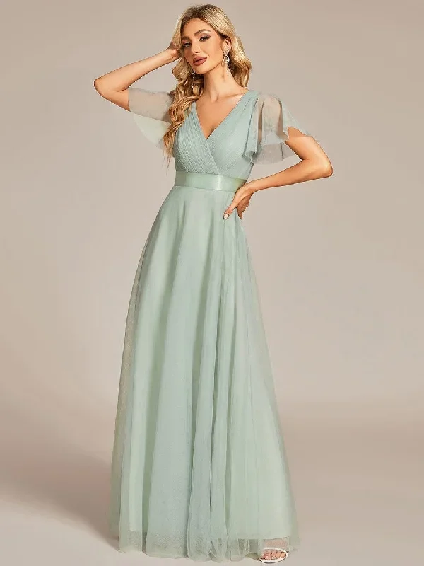 womens-v-neck-a-line-short-sleeve-floor-length-bridesmaid-dress-ep07962