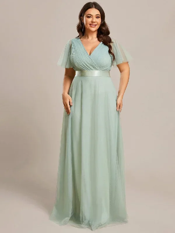 womens-v-neck-a-line-short-sleeve-floor-length-bridesmaid-dress-ep07962