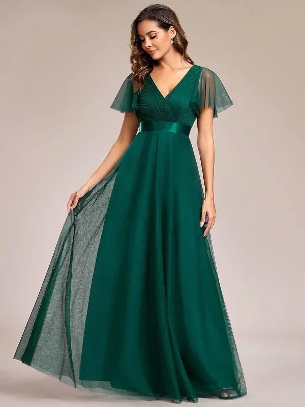 womens-v-neck-a-line-short-sleeve-floor-length-bridesmaid-dress-ep07962