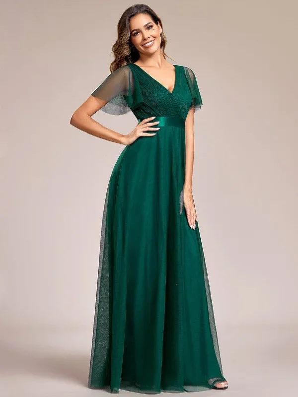 womens-v-neck-a-line-short-sleeve-floor-length-bridesmaid-dress-ep07962