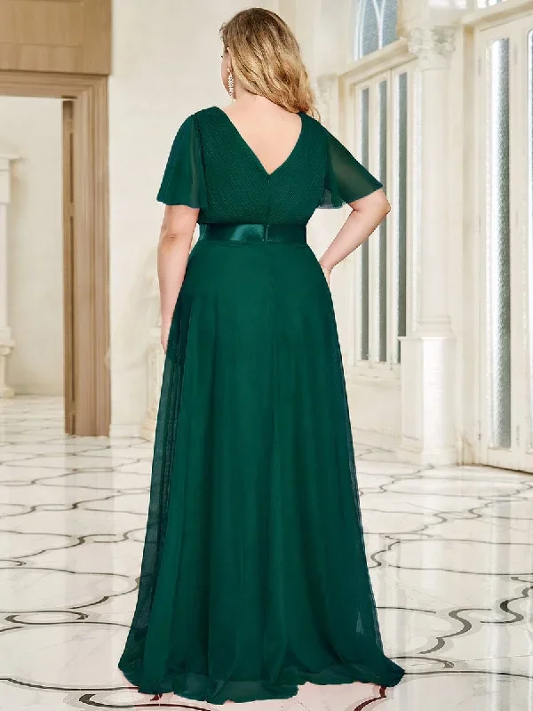 womens-v-neck-a-line-short-sleeve-floor-length-bridesmaid-dress-ep07962