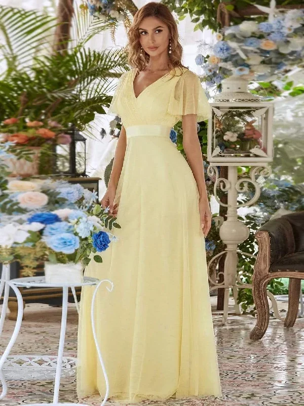 womens-v-neck-a-line-short-sleeve-floor-length-bridesmaid-dress-ep07962