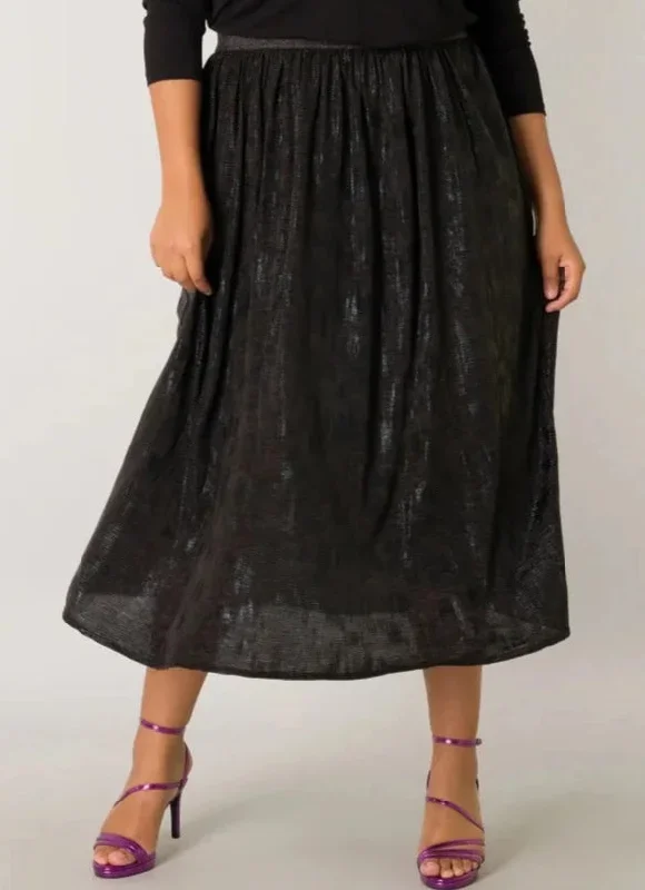 black festive skirt